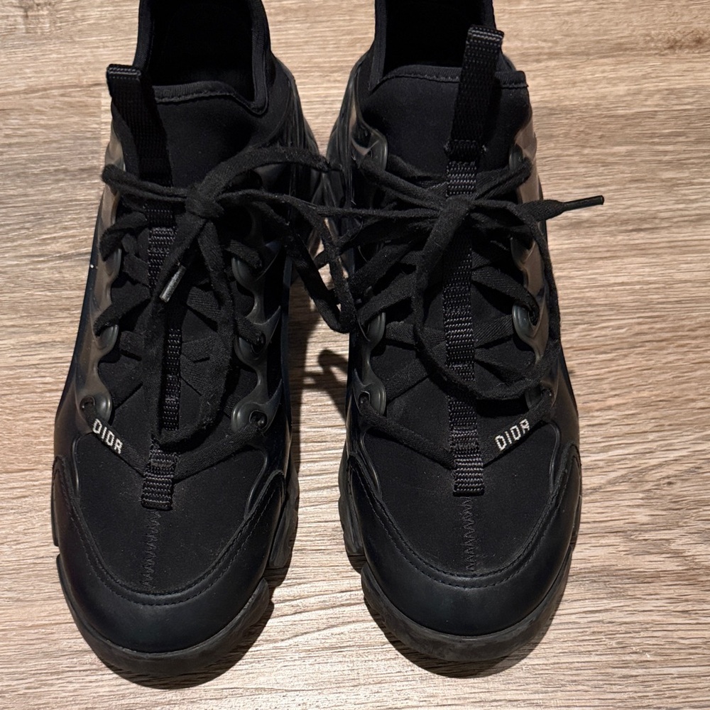 Dior Men's Black Lace-Up Sneakers